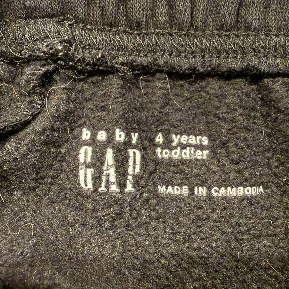 *GENTLY WORN* GAP Kids Size 4 Years VintageSoft Arch Logo Joggers - Picture 6 of 6